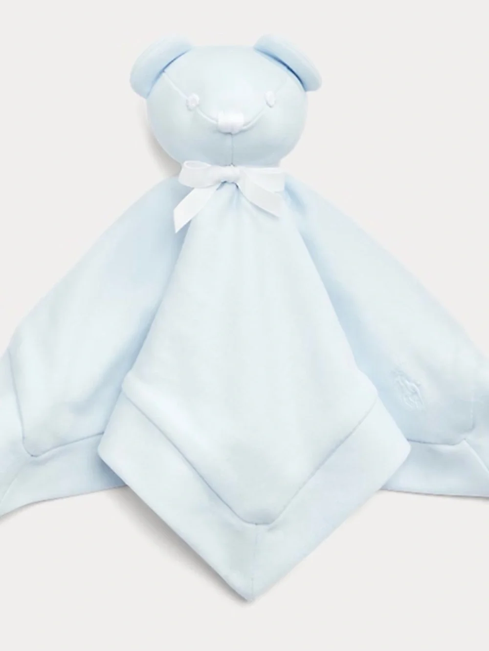 Ralph Lauren Baby Organic Cotton Bear Lovey Blanket